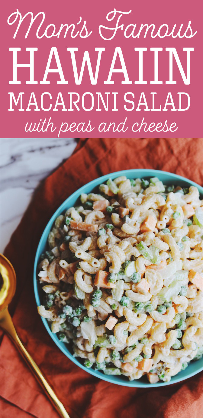 Macaroni Salad With Cheese And Peas
 best hawaiian macaroni salad with cheese and peas