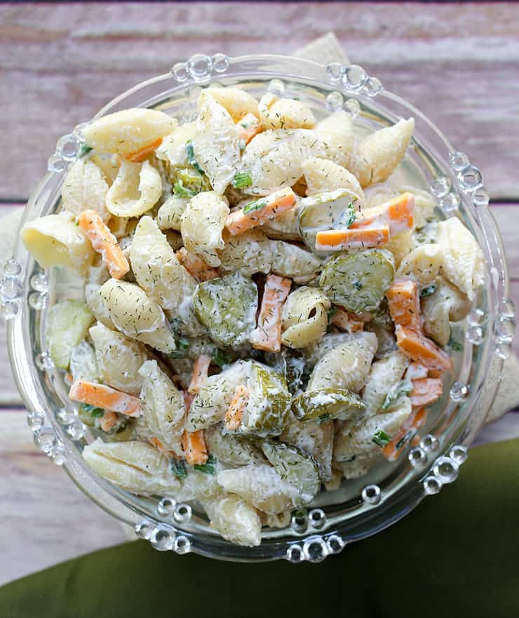 Macaroni Salad With Pickles
 Dill Pickle Pasta Salad