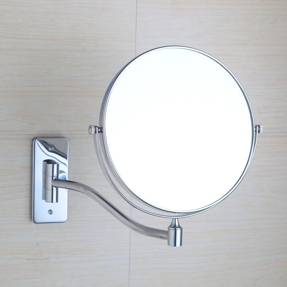 Magnifying Bathroom Mirrors
 Wall Mount Bathroom Cosmetic Mirror Round Magnifying