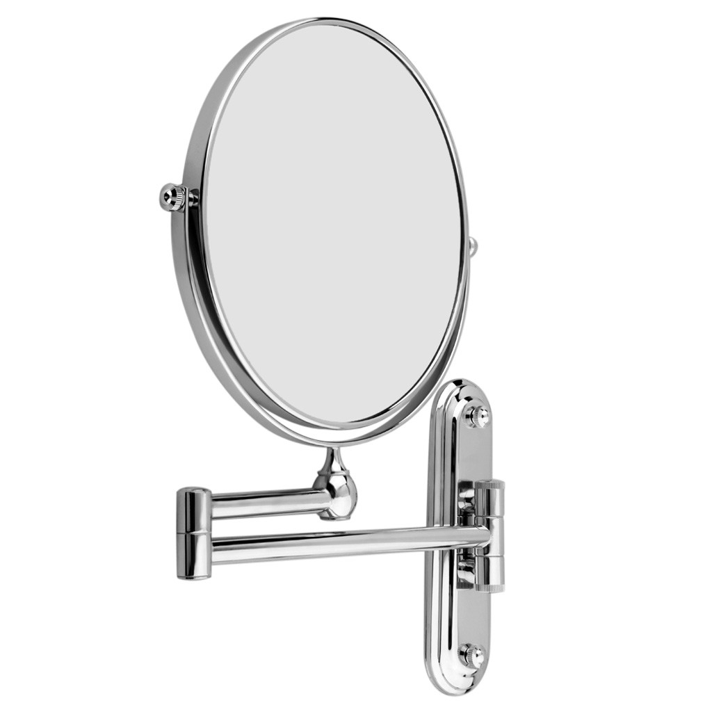 Magnifying Bathroom Mirrors
 Chrome Wall Mounted Extending Man Shaving Makeup