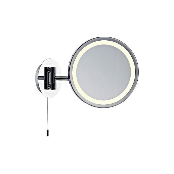 Magnifying Bathroom Mirrors
 Dar Lighting Gibson Round Illuminated Magnifying Bathroom