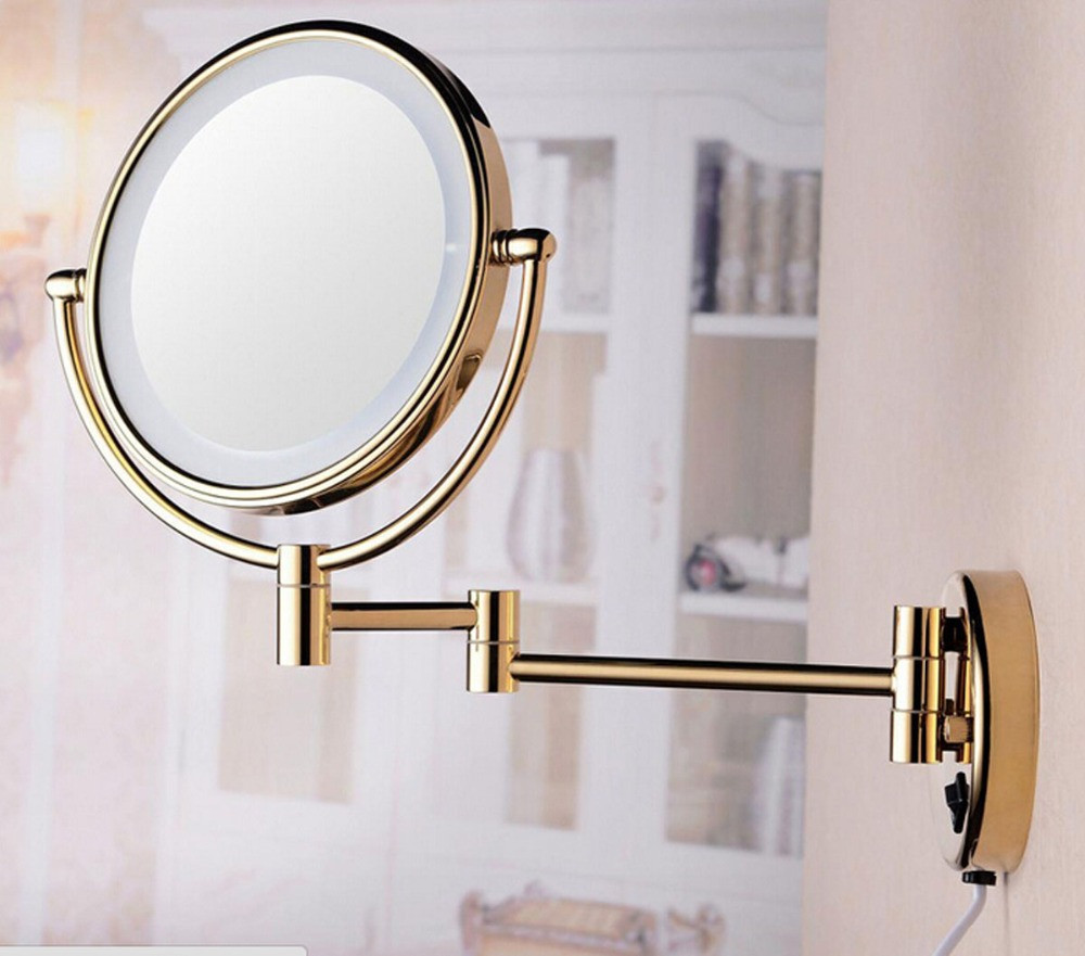 Magnifying Bathroom Mirrors
 New Bathroom Wall Mounted Cosmetic Magnified Mirror Makeup