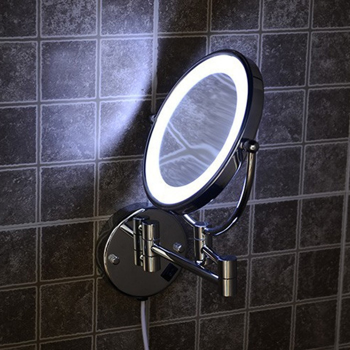 Magnifying Bathroom Mirrors
 Wall Mounted 8" Bath LED Bathroom Mirrors Magnifying