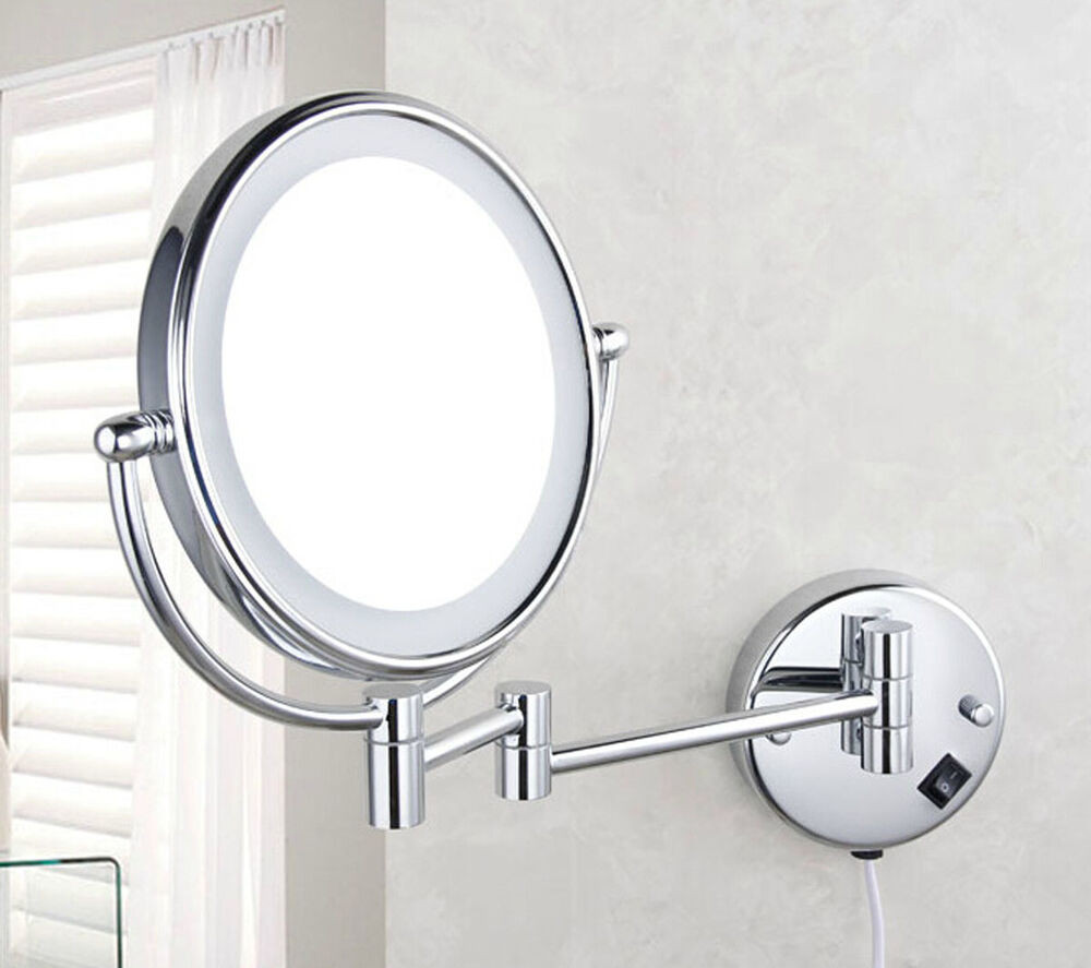 Magnifying Bathroom Mirrors
 2015 Bathroom Wall Mount Lighted Dual Sided Makeup Mirror