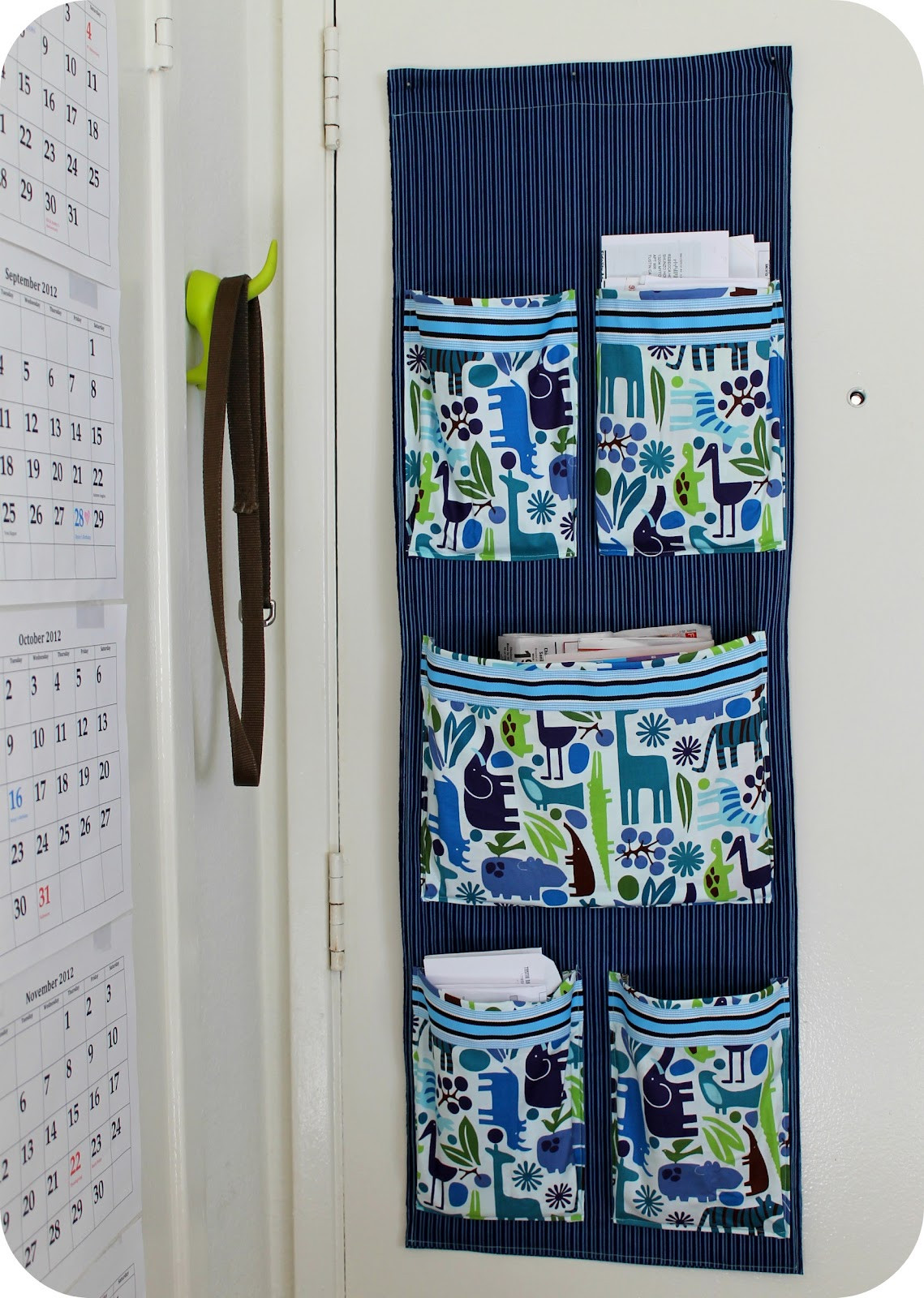 Mail Organizer DIY
 DiY Project Sew a Fabric Mail Organizer for the Wall