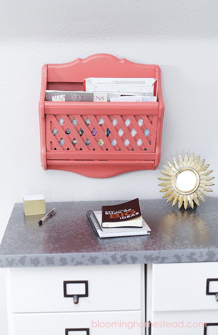 Mail Organizer DIY
 Mail Organizer Makeover Blooming Homestead