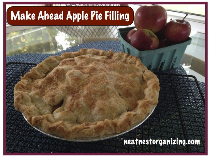 Make Ahead Apple Pie Filling
 Make Ahead Meals Make Ahead Apple Pie Filling