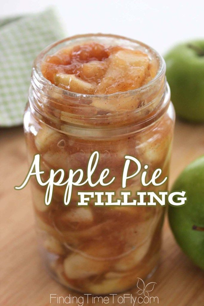 Make Ahead Apple Pie Filling
 I never thought of making Homemade Apple Pie filling ahead