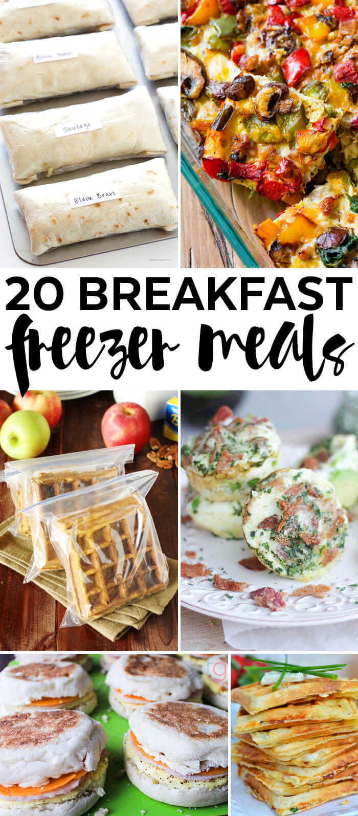 Make Ahead Breakfast Recipes To Freeze
 20 Freezer Meals to Stock your Freezer with Breakfasts