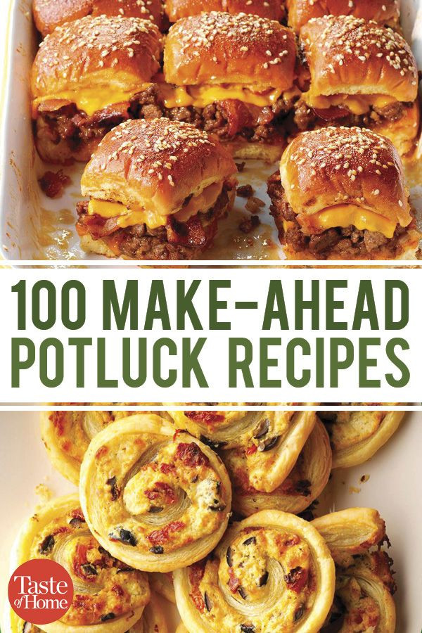 Make Ahead Dinners For A Crowd
 100 Make Ahead Potluck Recipes