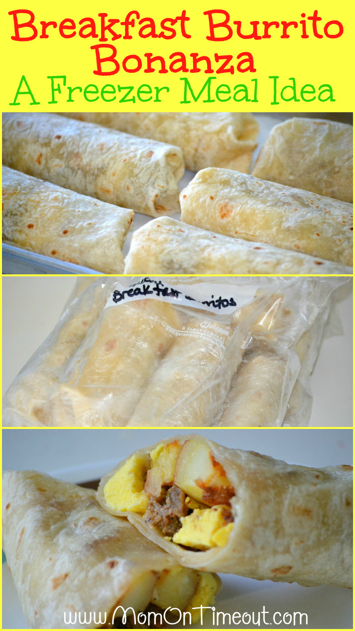 Make Ahead Freezer Breakfast Burritos
 Breakfast Burrito Bonanza A Freezer Meal Idea Mom