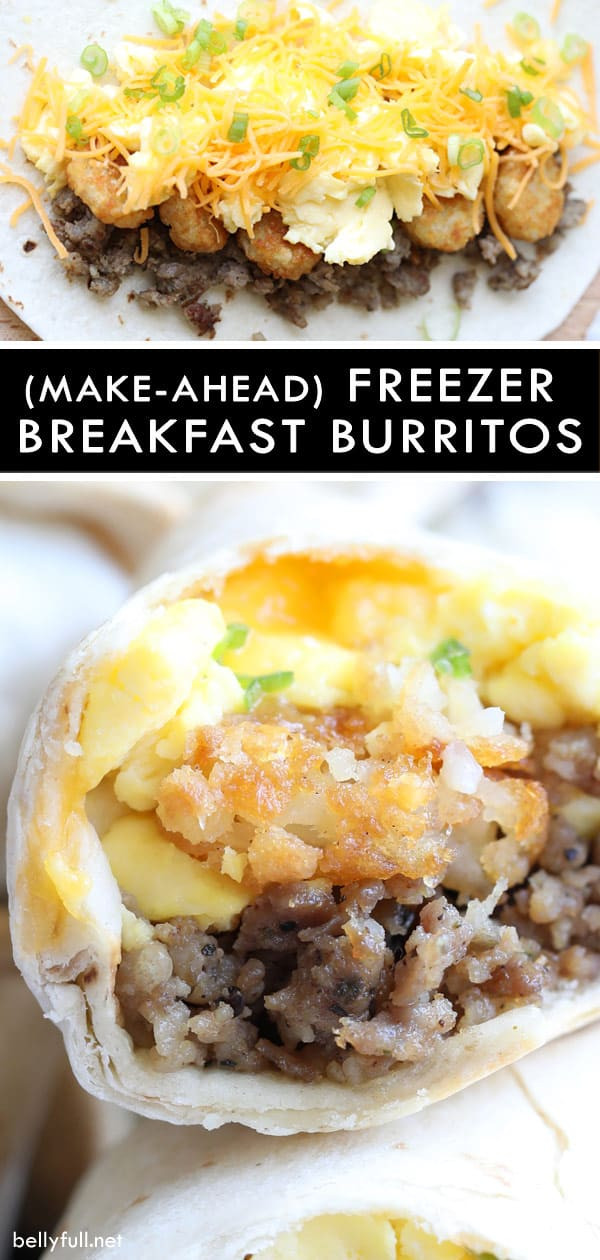 Make Ahead Freezer Breakfast Burritos
 Make Ahead Freezer Breakfast Burritos Belly Full