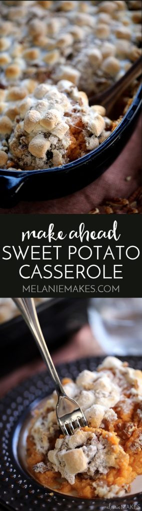 Make Ahead Mashed Sweet Potatoes
 Make Ahead Sweet Potato Casserole Melanie Makes