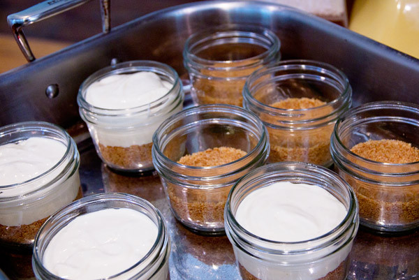 Make Ahead Mason Jar Desserts
 Dessert of the Year Mason Jar Cheesecake