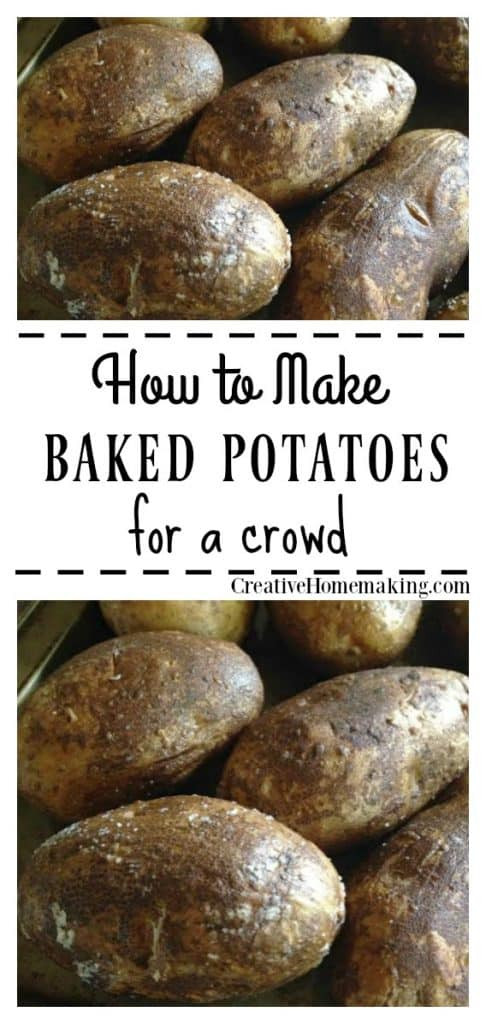 Make Ahead Roasted Potatoes For A Crowd
 Baked Potatoes for a Crowd