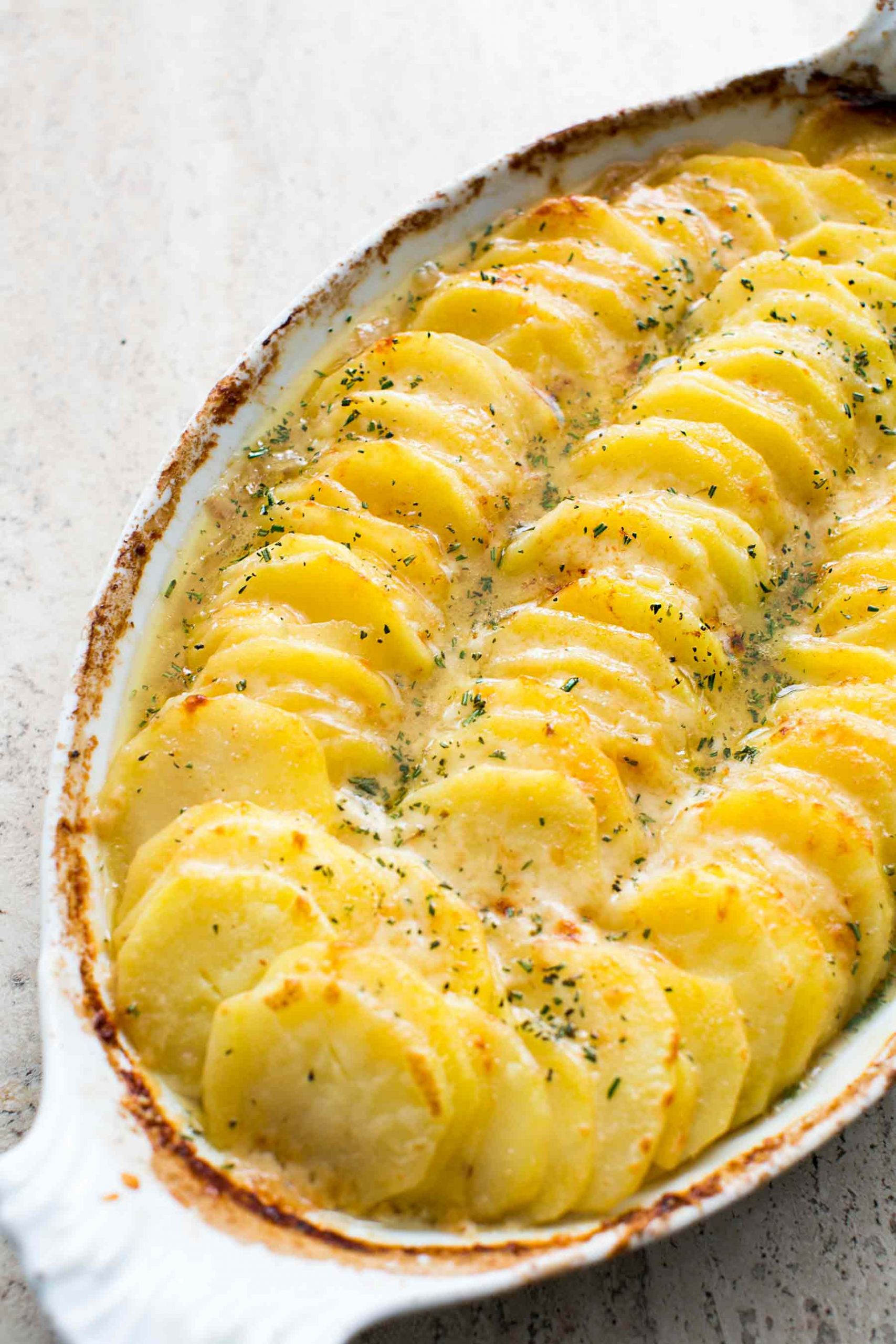 Make Ahead Scalloped Potatoes Recipe
 Scalloped Potatoes with Caramelized ions and Gruyere