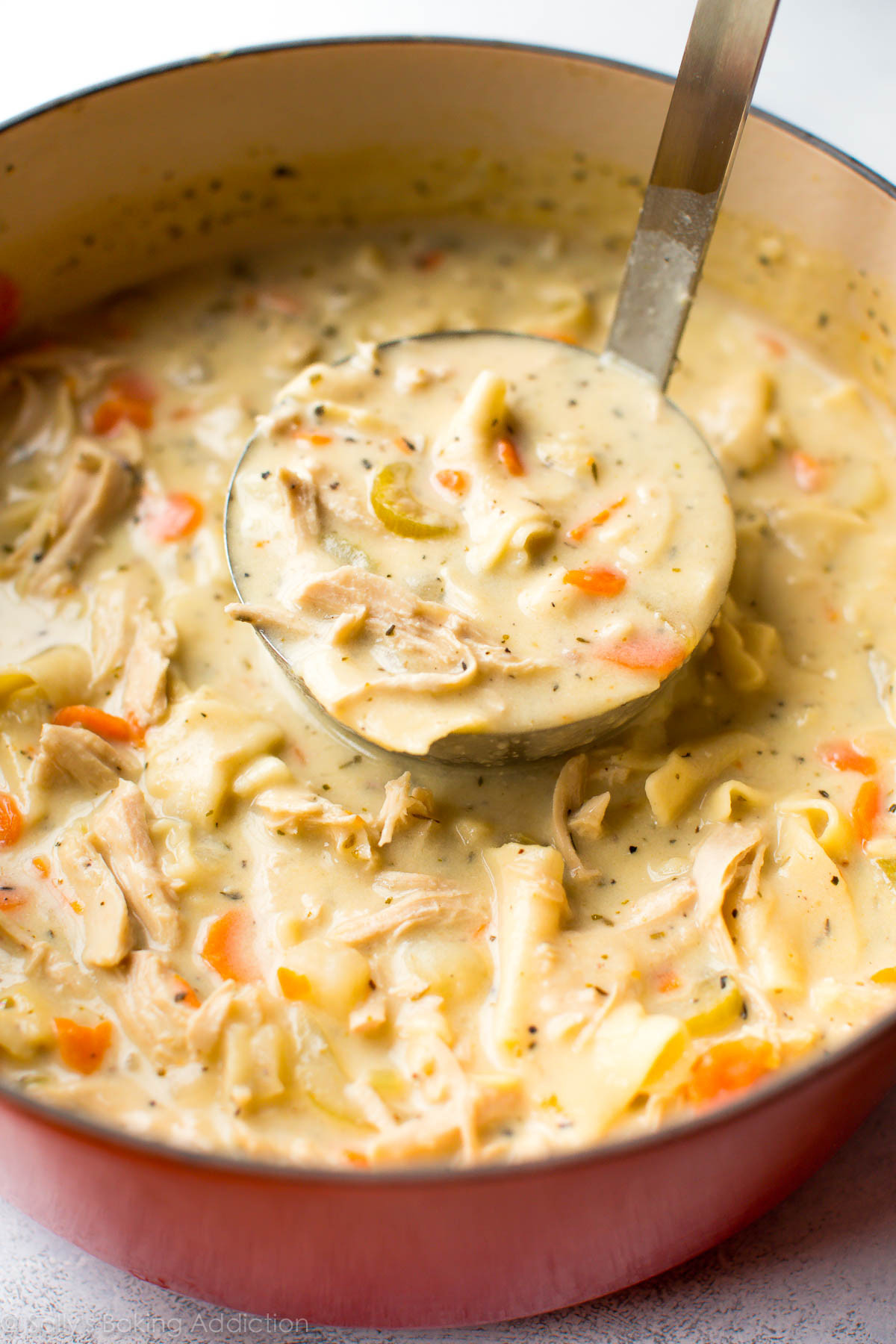 Make Chicken Noodle Soup
 Light Creamy Chicken Noodle Soup