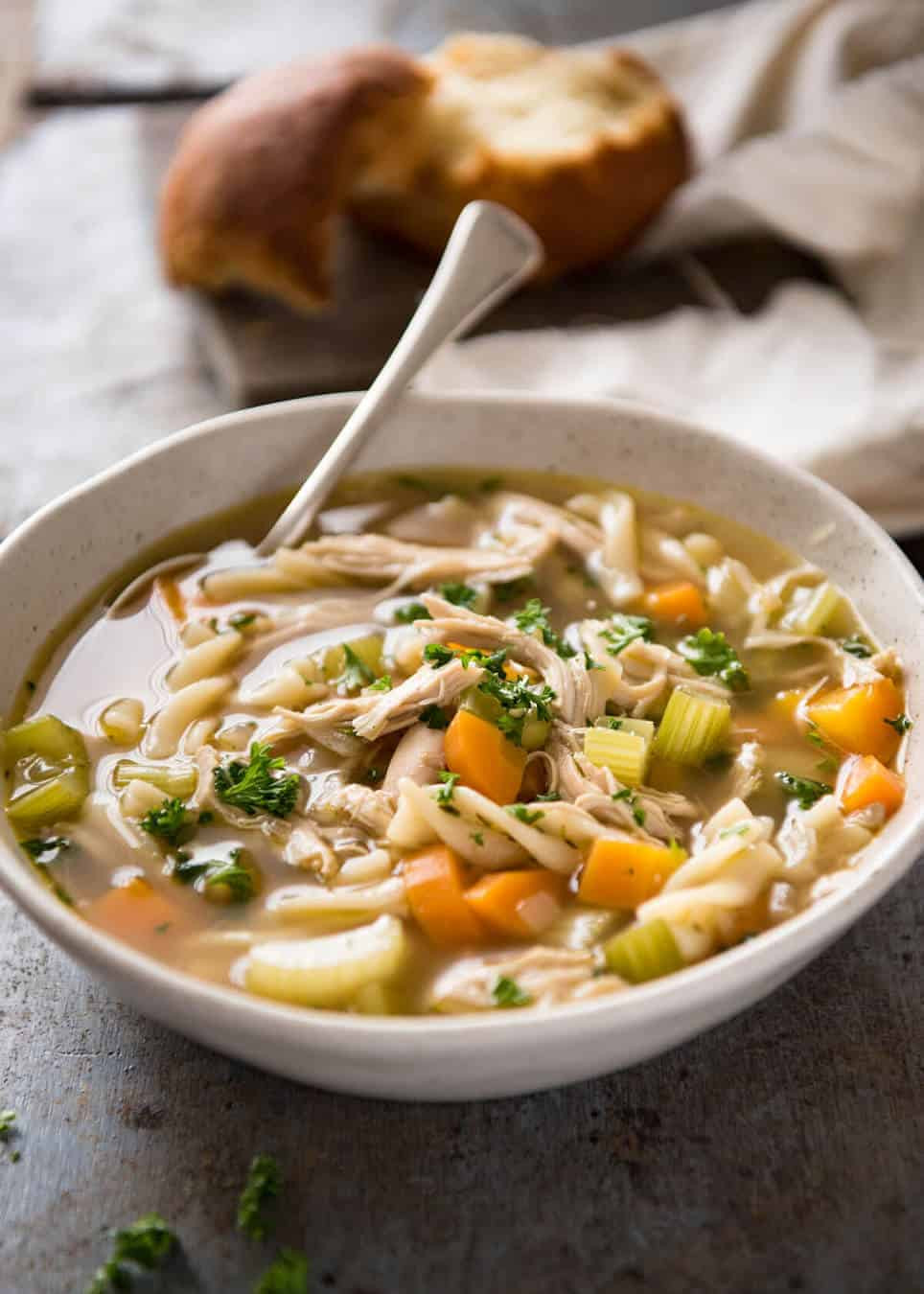 Make Chicken Noodle Soup
 Homemade Chicken Noodle Soup From Scratch