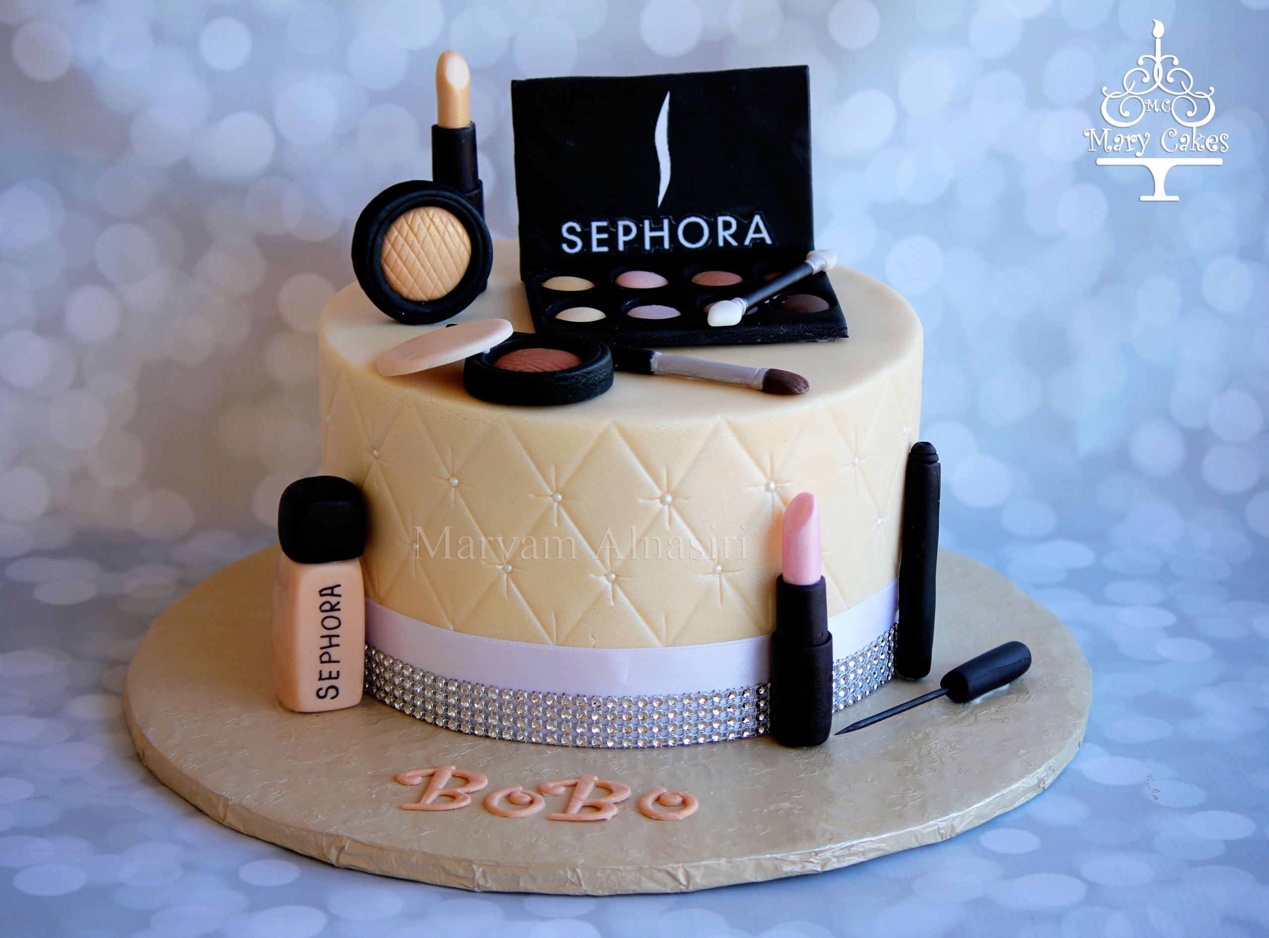 Makeup Birthday Cake
 Sephora Makeup Cake CakeCentral