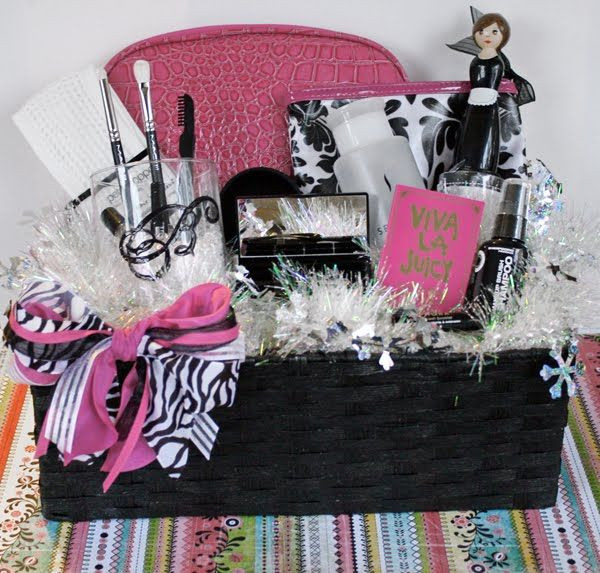 Makeup Gift Basket Ideas
 14 best Make up t basket images on Pinterest