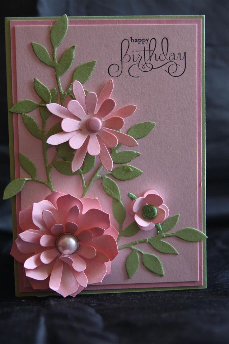 Making Birthday Cards
 Flower Card Ideas Card Making World