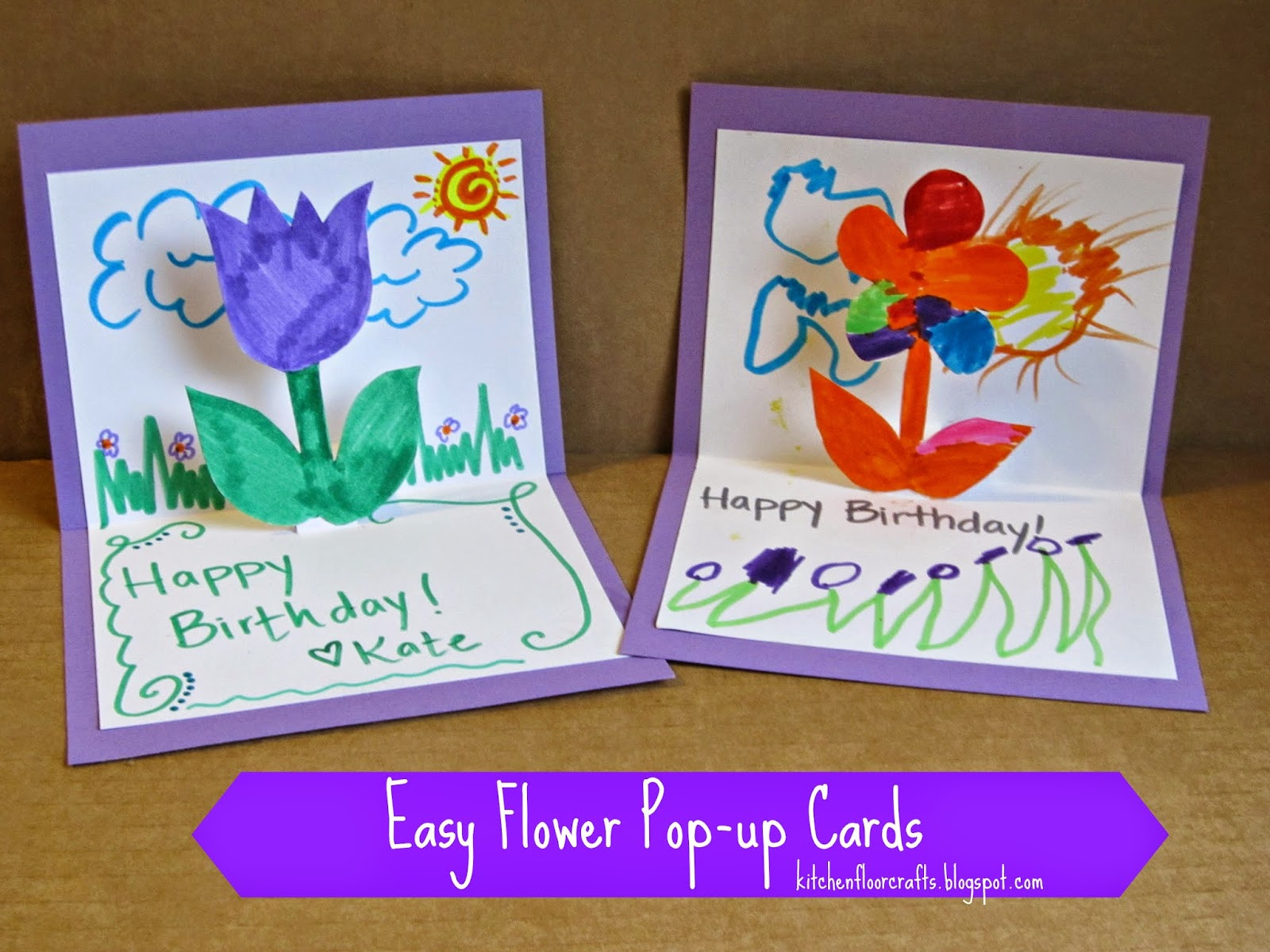 Making Birthday Cards
 Homemade Birthday Cards for Kids to Create How Wee Learn