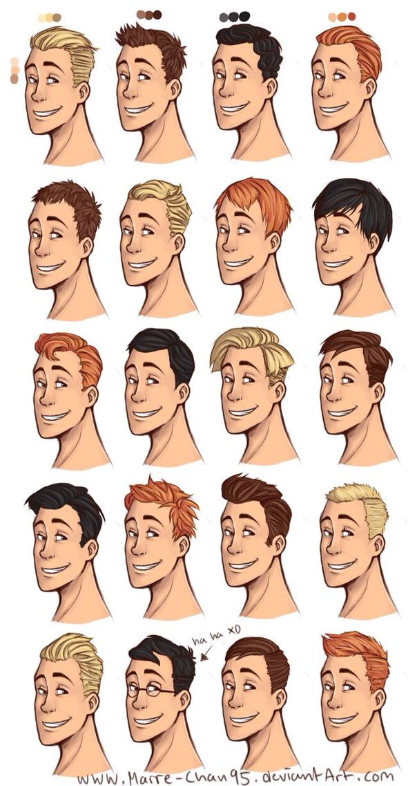 Male Hairstyle Drawing
 Male hairstyles drawing