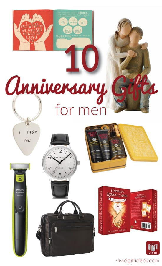 Man Anniversary Gift Ideas
 Top 10 Anniversary Gift Ideas for Men Vivid s