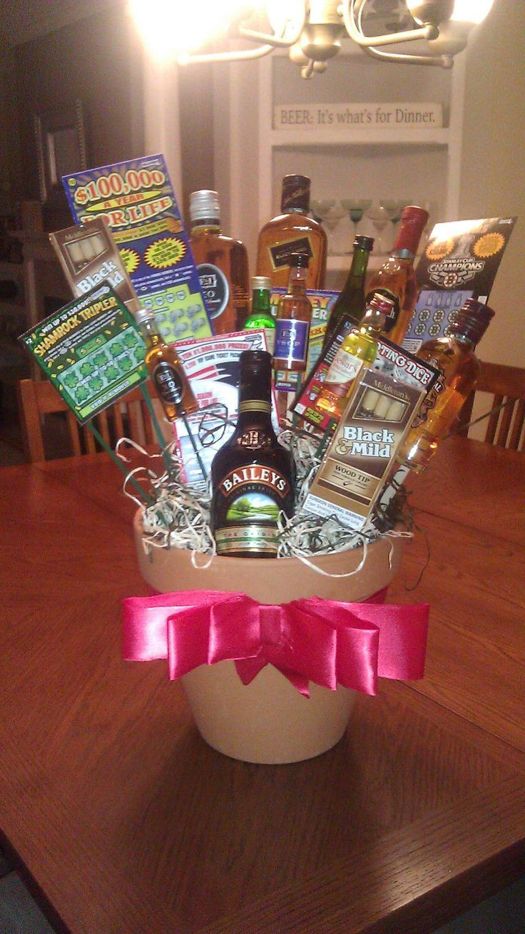 Man Valentines Day Gift Ideas
 cute t basket idea for guys for his birthday or