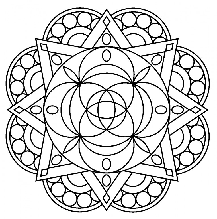 Mandala Coloring Sheets For Kids
 Free Printable Mandala Coloring Pages For Adults Best