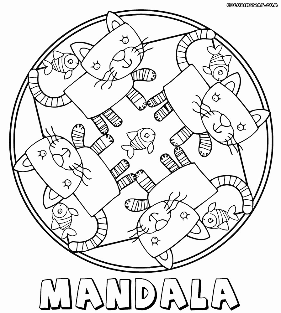 Mandala Coloring Sheets For Kids
 Mandala coloring pages for kids