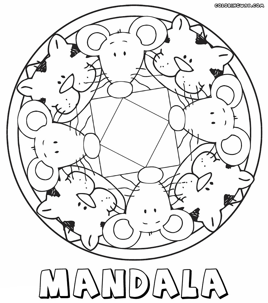 Mandala Coloring Sheets For Kids
 Mandala coloring pages for kids