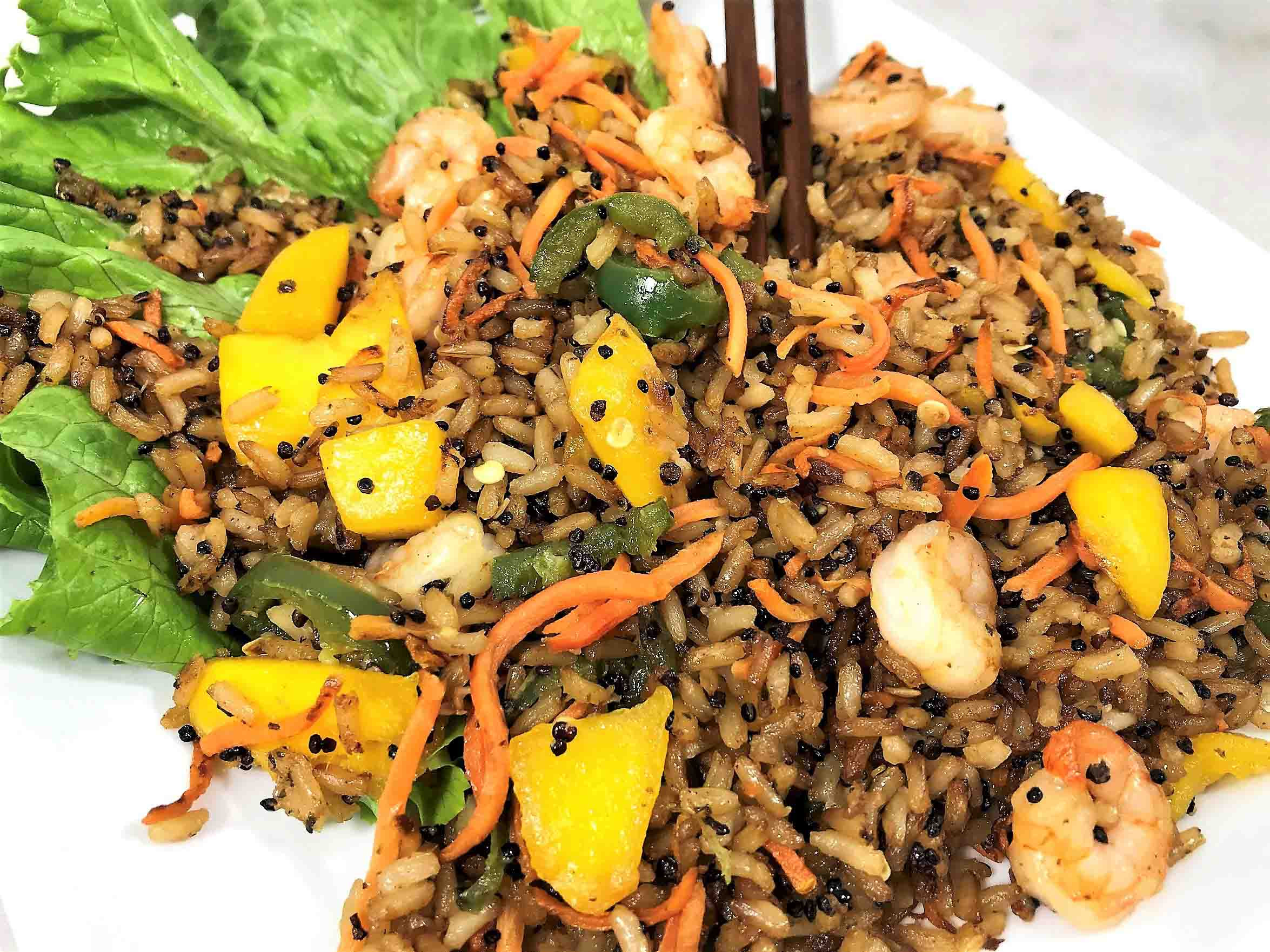 Mango Fried Rice
 Quick and Dirty Thai Style Mango Fried Rice Healthy Thai