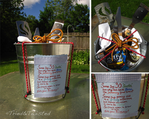 Manly Gift Baskets Ideas
 Tried and Twisted DIY Manly Gift Bucket