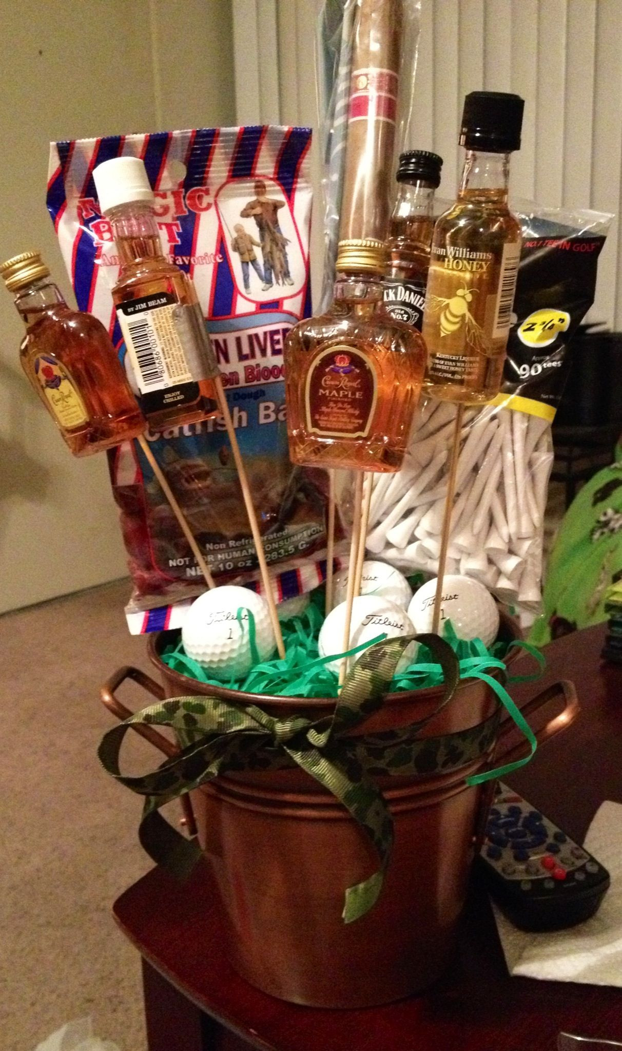 Manly Gift Baskets Ideas
 Man bouquet Gift for guys and men Groom groomsmen t