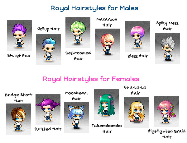 Maplestory Hairstyles Female
 30 Maplestory Royal Hair Coupon Maps Database Source