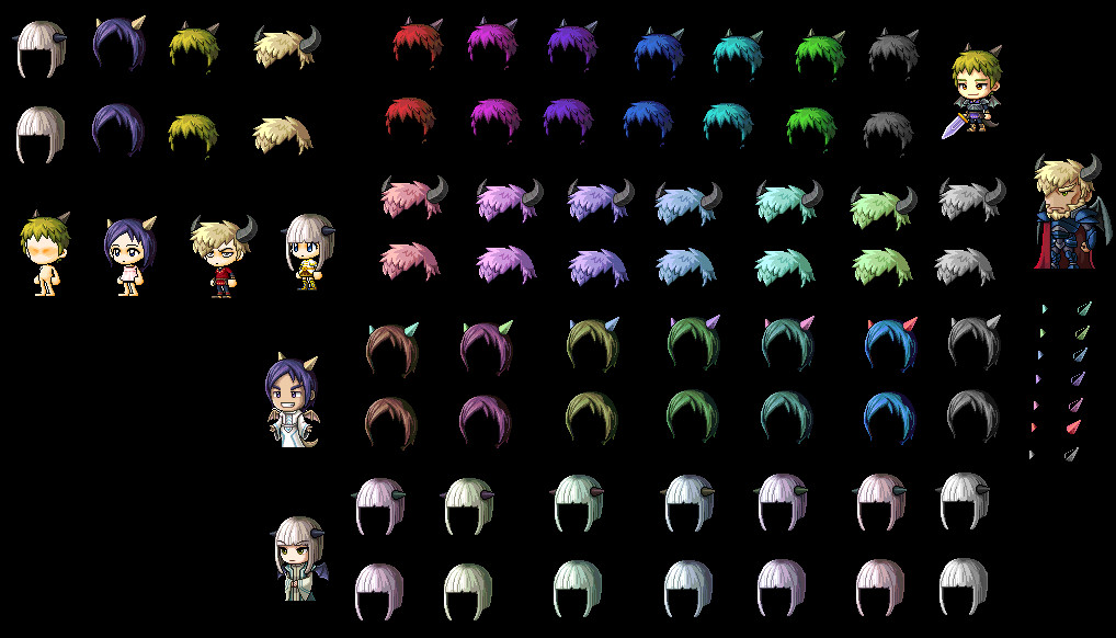 Maplestory Hairstyles Female
 MapleStory Nova Hairstyles by AleicaHayz on DeviantArt