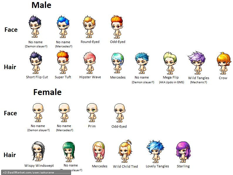 Maplestory Hairstyles Female
 Top Graphic of Maplestory Female Hairstyles