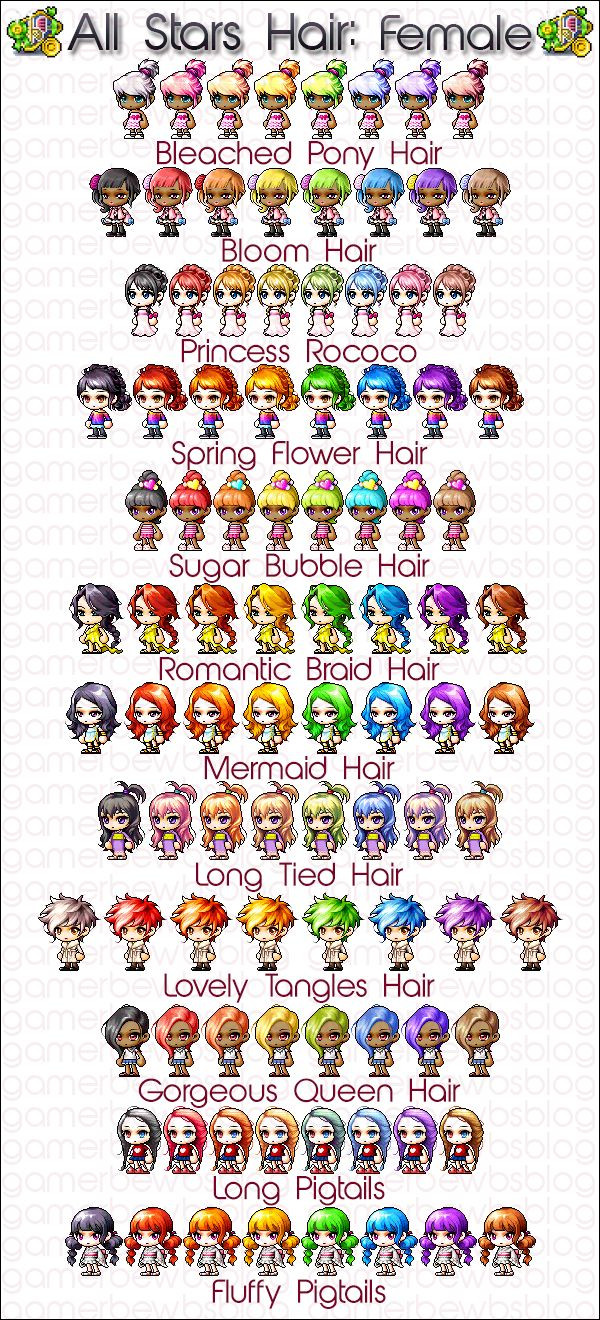 Maplestory Hairstyles Female
 37 best Maplestory Hairstyles images on Pinterest