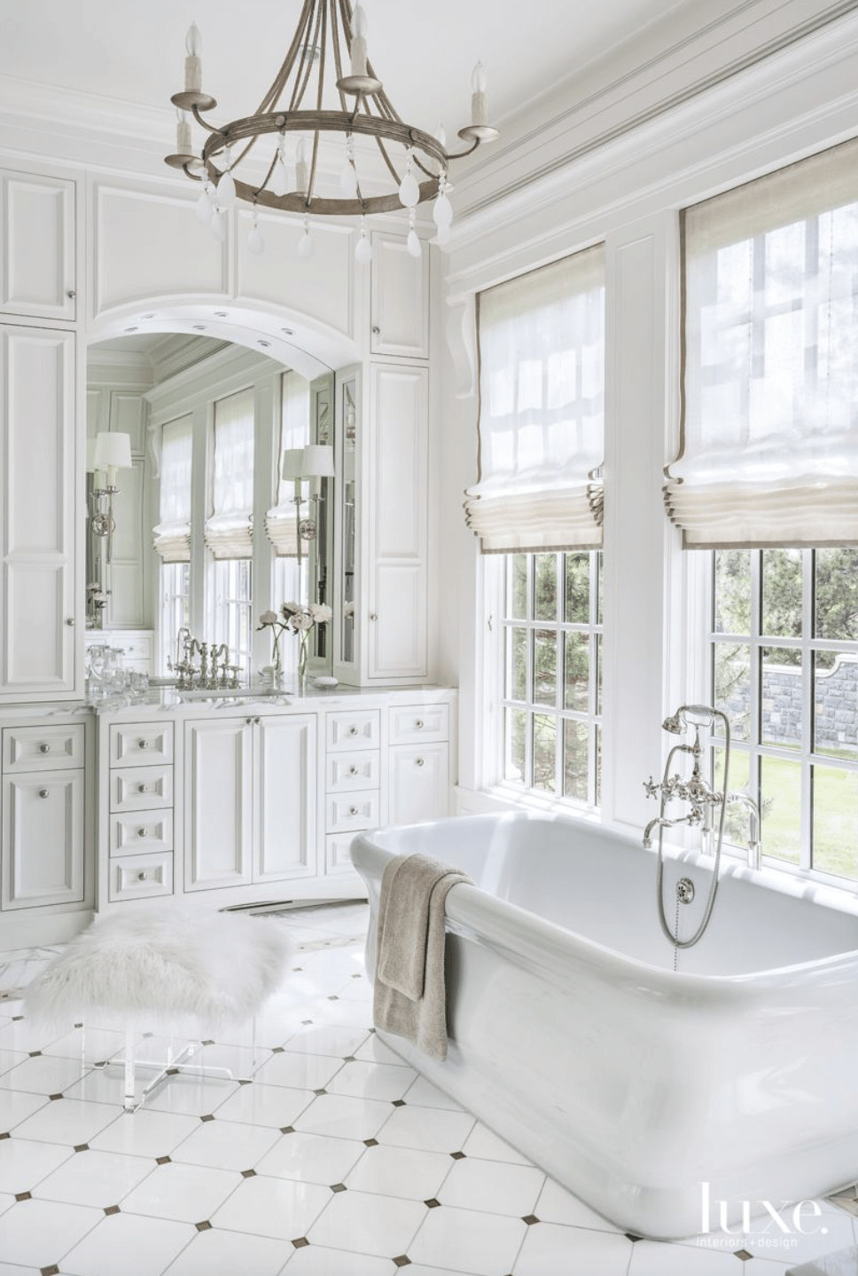 Marble Master Bathroom
 Master Bathroom Inspiration The Beauty of White Marble Tile