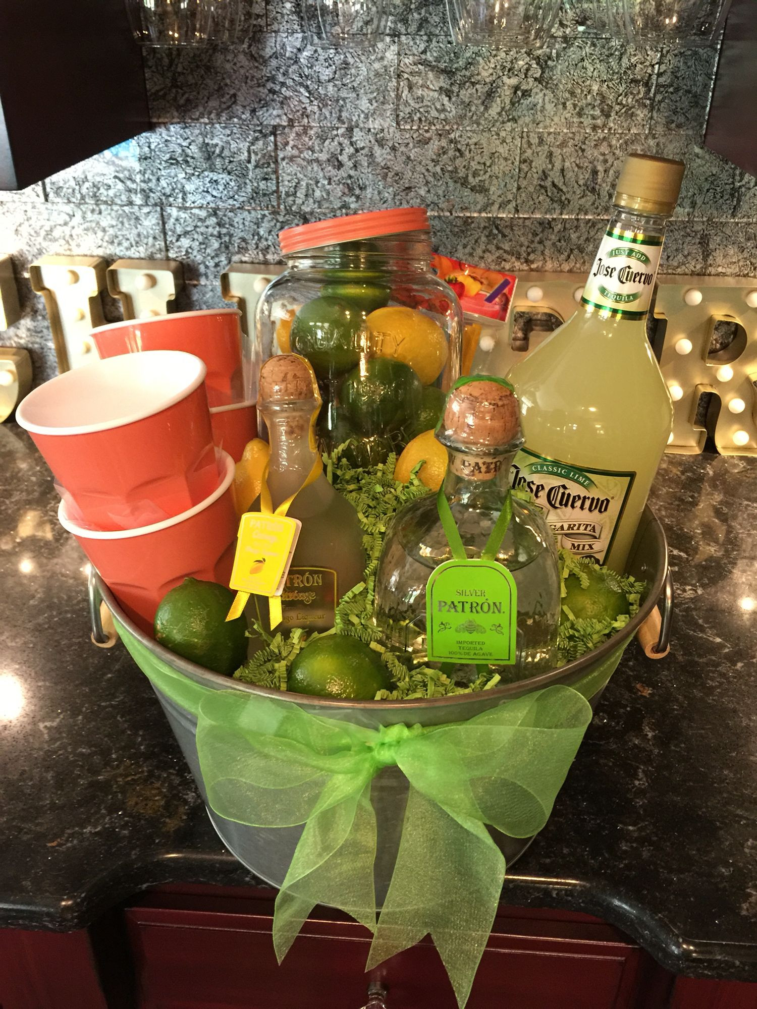 Margarita Gift Basket Ideas
 Margarita basket Cool stuff Pinterest