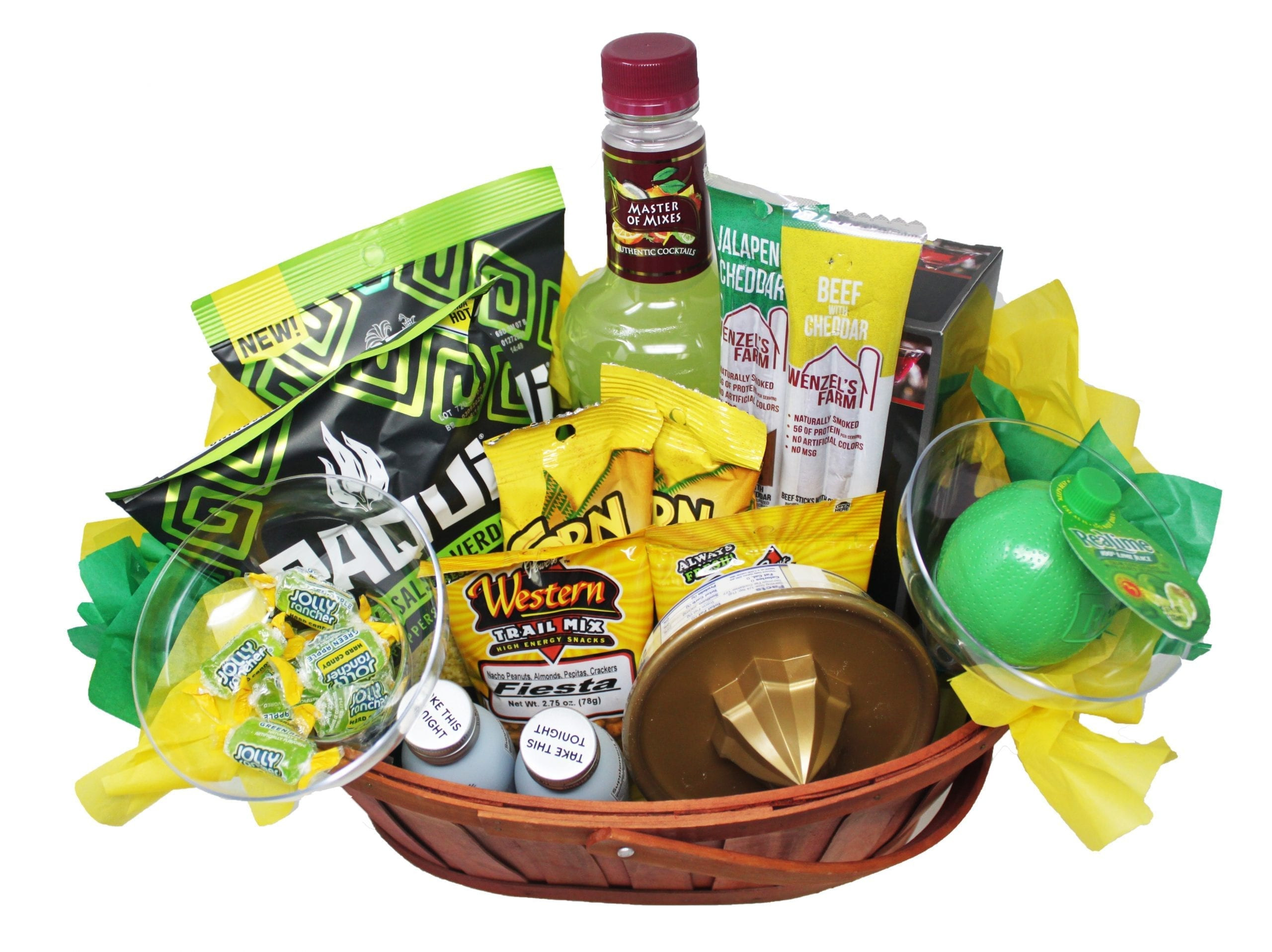 Margarita Gift Basket Ideas
 Premium Margarita Gift Basket Fully Loaded with Glasses