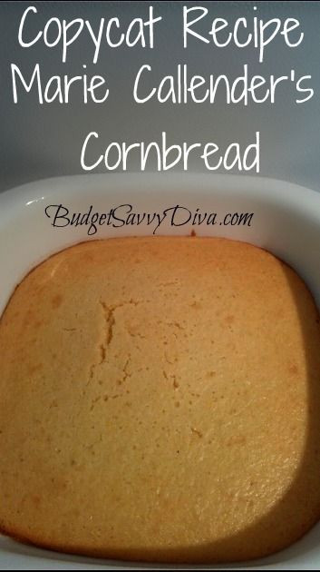 Marie Calendar Corn Bread Recipe
 Marie Callender s Cornbread Recipe