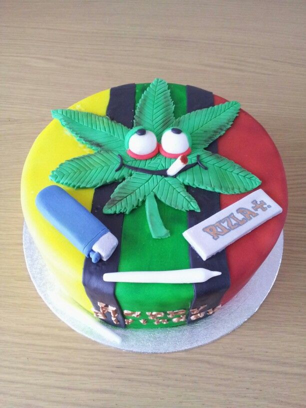 Marijuana Birthday Cake
 Cannabis Birthday Cakes