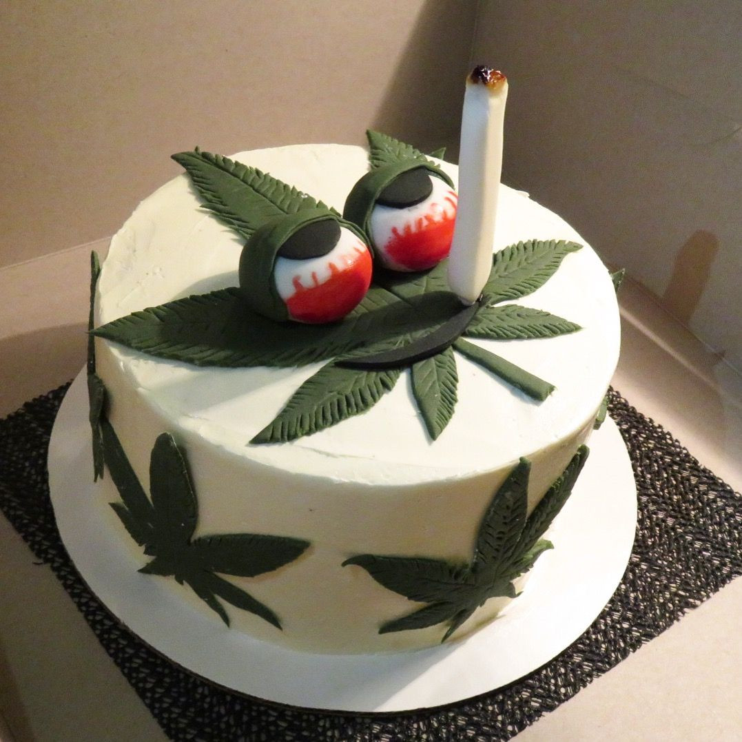 Marijuana Birthday Cake
 Pin on Elizzas Cakes