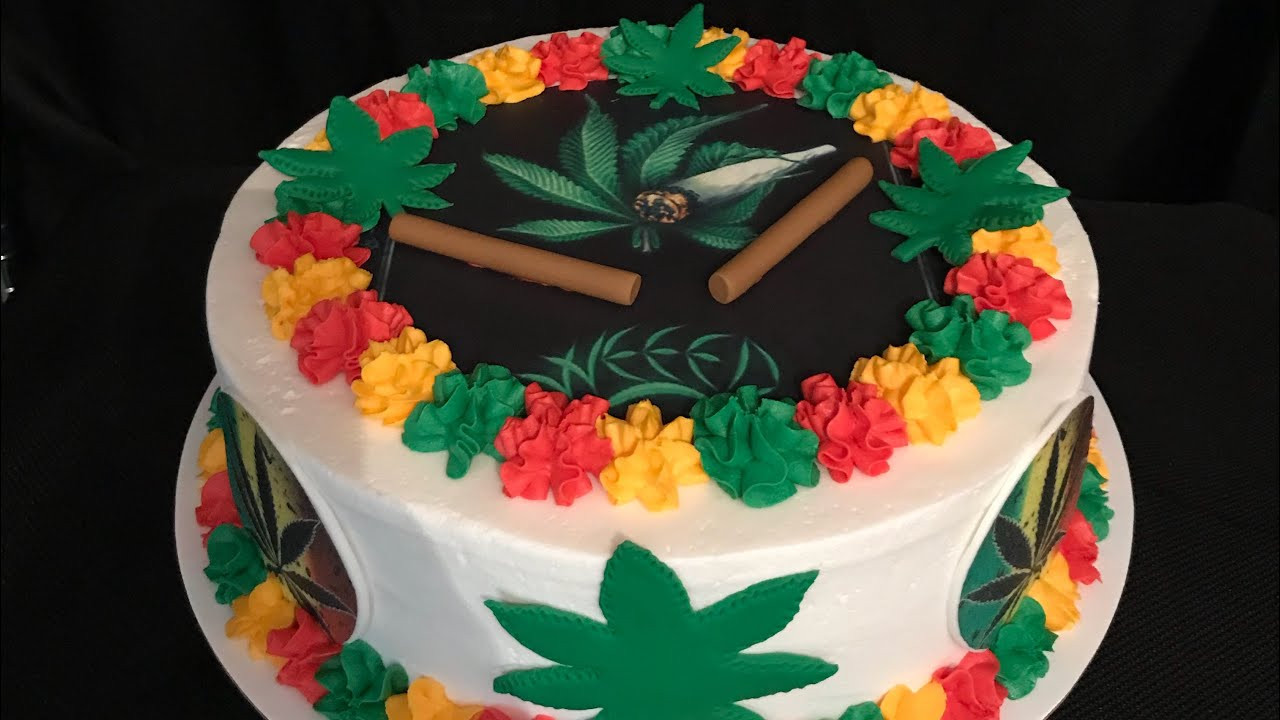 Marijuana Birthday Cake
 WEED CANNABIS MARIJUANA CAKE