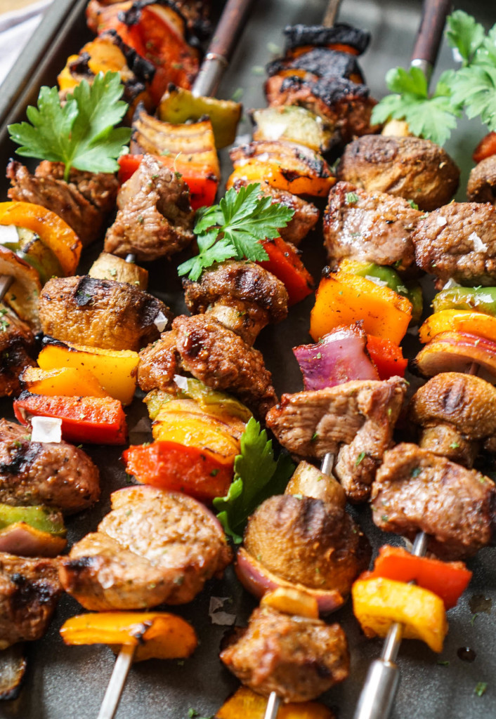 Marinades For Lamb
 Marinated & Grilled Lamb or steak Shish Kabobs