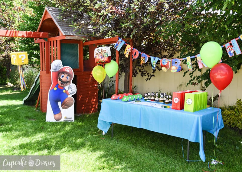 Mario Birthday Decorations
 Super Mario Bros Birthday Party with Free Printables
