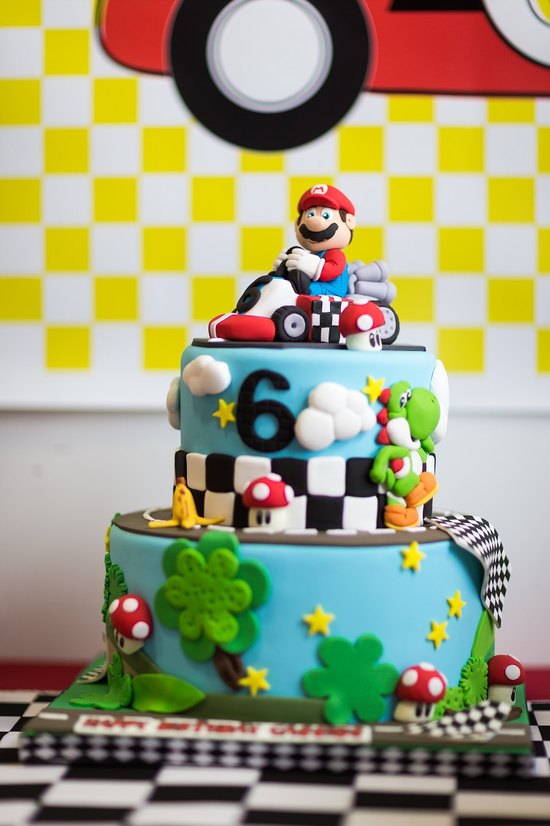 Mario Birthday Decorations
 A Bright and Colorful Mario Kart Birthday Party Anders