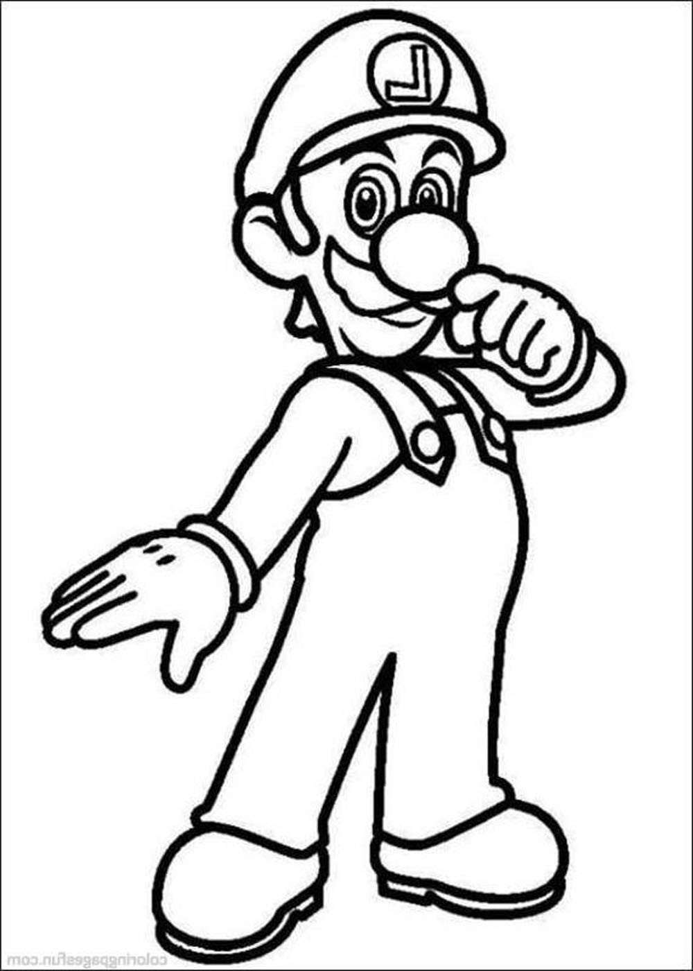 Mario Printable Coloring Pages
 Print & Download Mario Coloring Pages Themes
